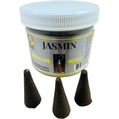 Jasmin Cone Incense (4 Jars) @ $2.99/each