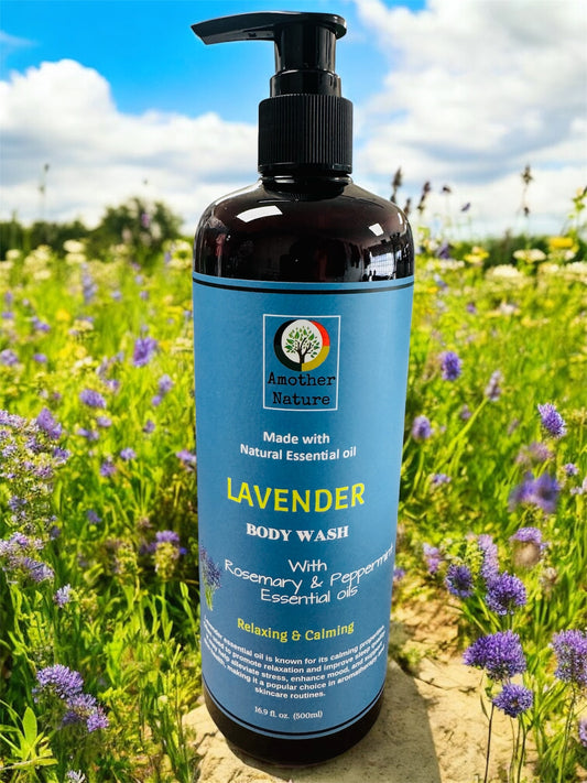 Lavender -Body Wash Infuse with Rosemary & Peppermint Essential oil -(6 Pieces) @ $4.75/each