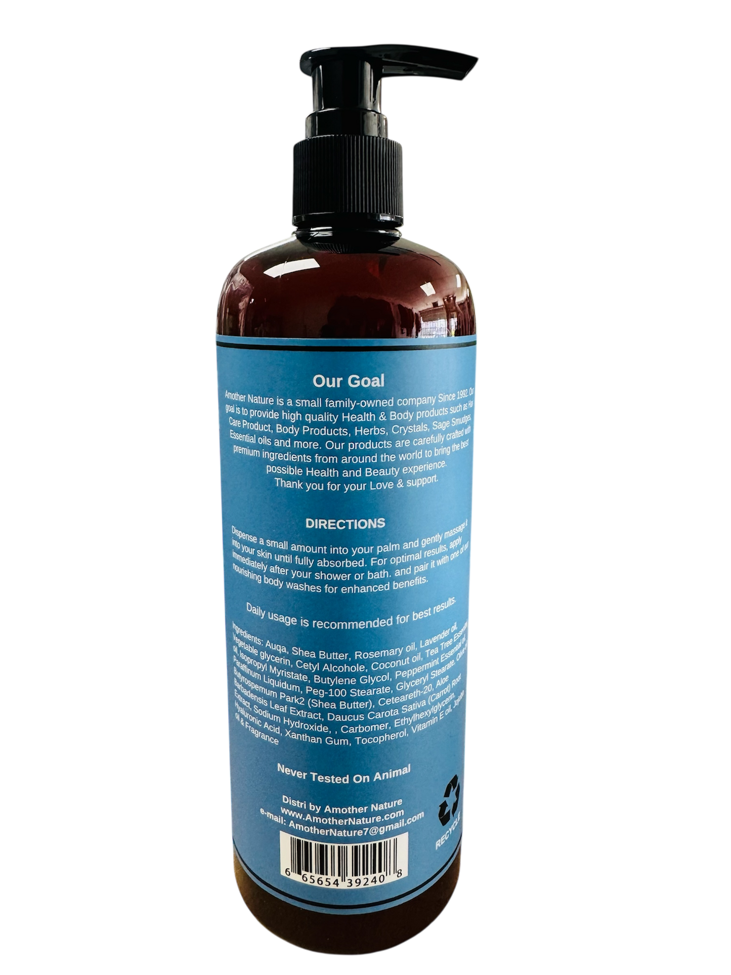Lavender -Body Lotion Infuse with Rosemary & Peppermint Essential Oil -(6 Pieces) @ $4.75/each