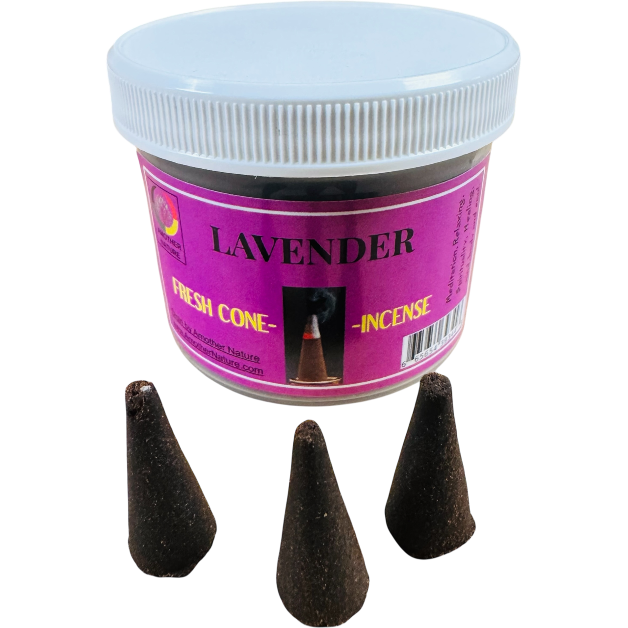 Lavender Cone Incense (4 Jars) @ $2.99/each