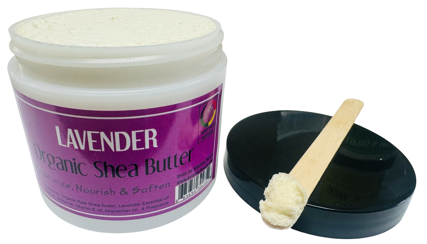 Lavender -Organic Shea butter Whipped -(6 Pieces) @ $4.75/each