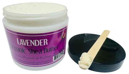 Lavender -Organic Shea butter Whipped -(6 Pieces) @ $4.75/each
