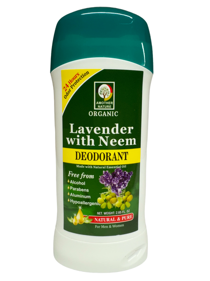 Lavender with Neem Deodorant Organic- (6 Pieces) @ $3.50/each