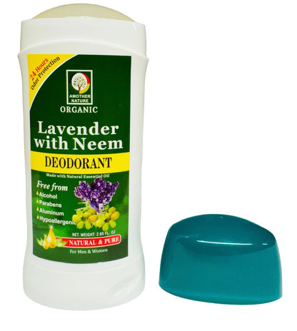 Lavender with Neem Deodorant Organic- (6 Pieces) @ $3.50/each