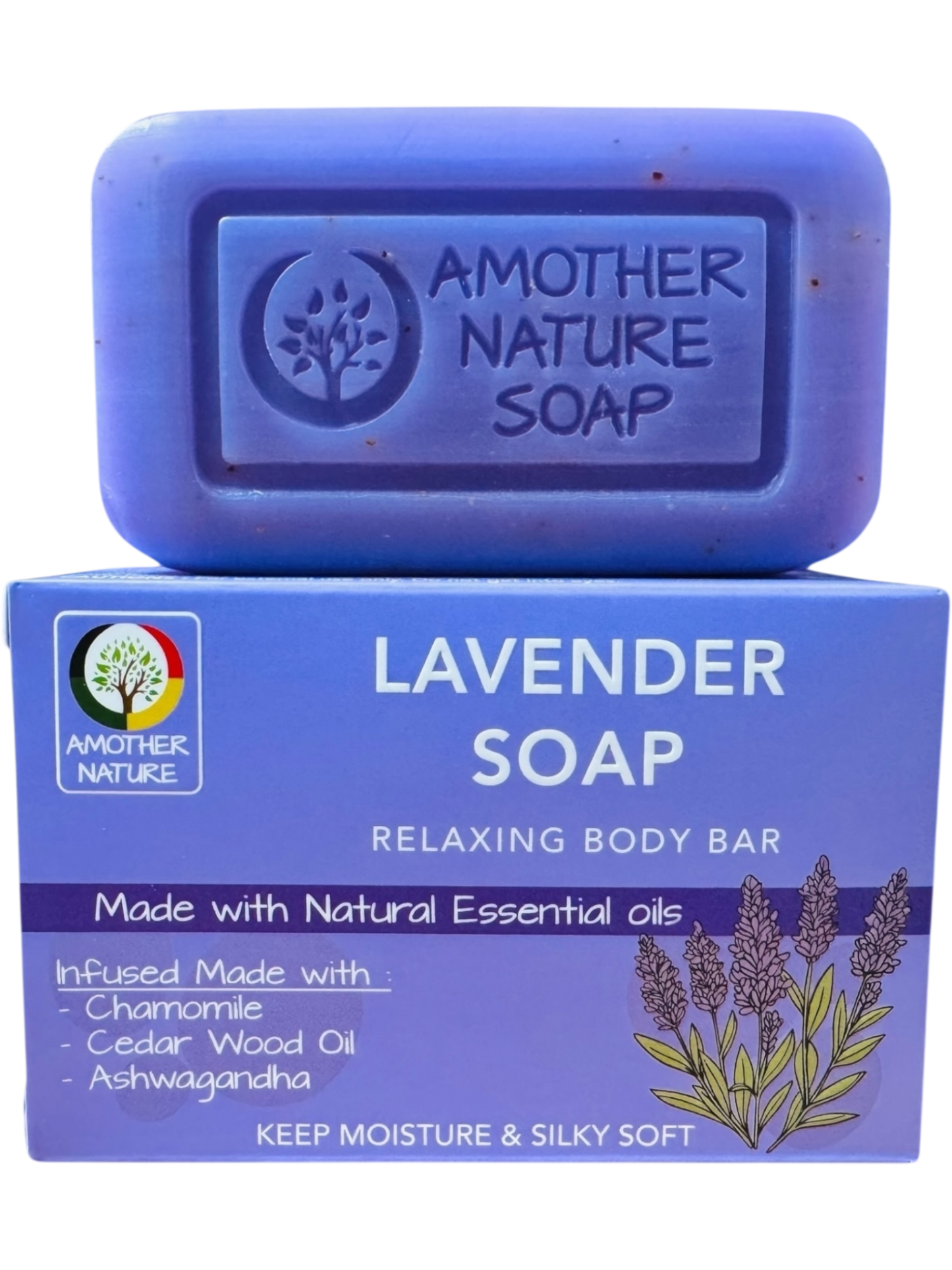 Lavender Soap- Relaxing Body Bar -(6 Pieces)