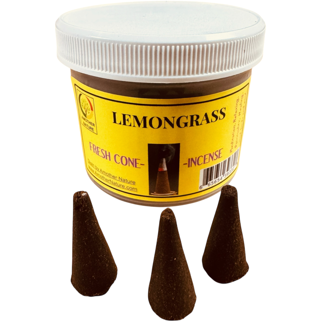 Lemongrass Cone Incense (4 Jars) @ $2.99/each