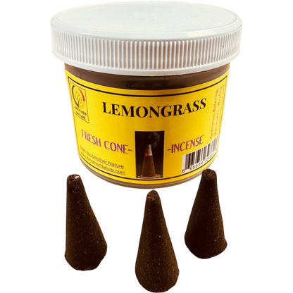 Lemongrass Cone Incense (4 Jars) @ $2.99/each