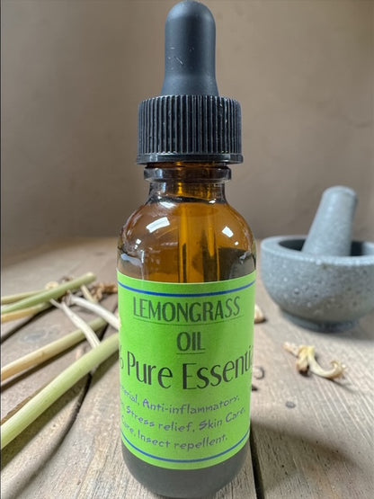 Lemongrass Essential Oil 1 oz size -(4 Pieces) @ $4.90/each