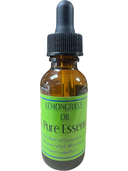 Lemongrass Essential Oil 1 oz size -(4 Pieces) @ $4.90/each