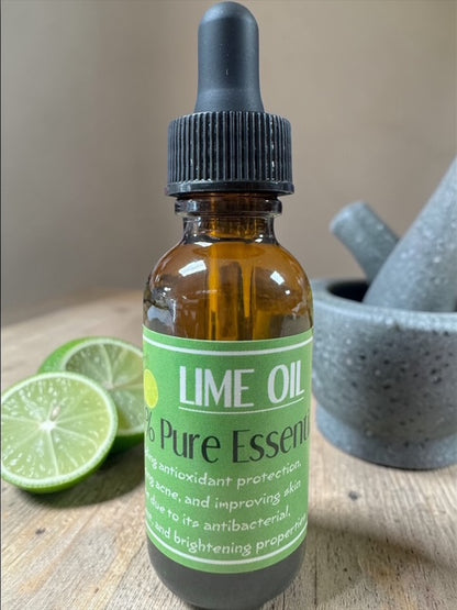Lime Essential Oil 1 oz size -(4 Pieces) @ $4.90/each