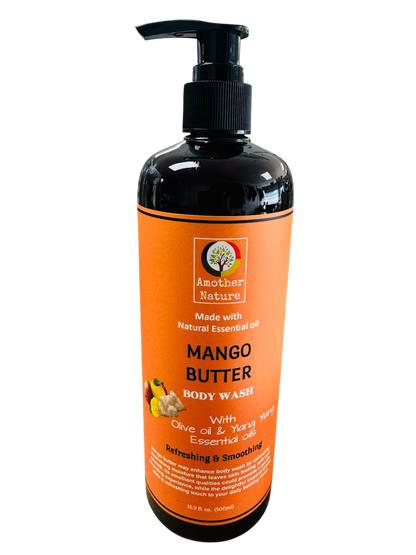 Mango Butter -Body Wash Infuse with Olive oil & Ylang Ylang Essential oil -(6 Pieces) @ $4.75/each