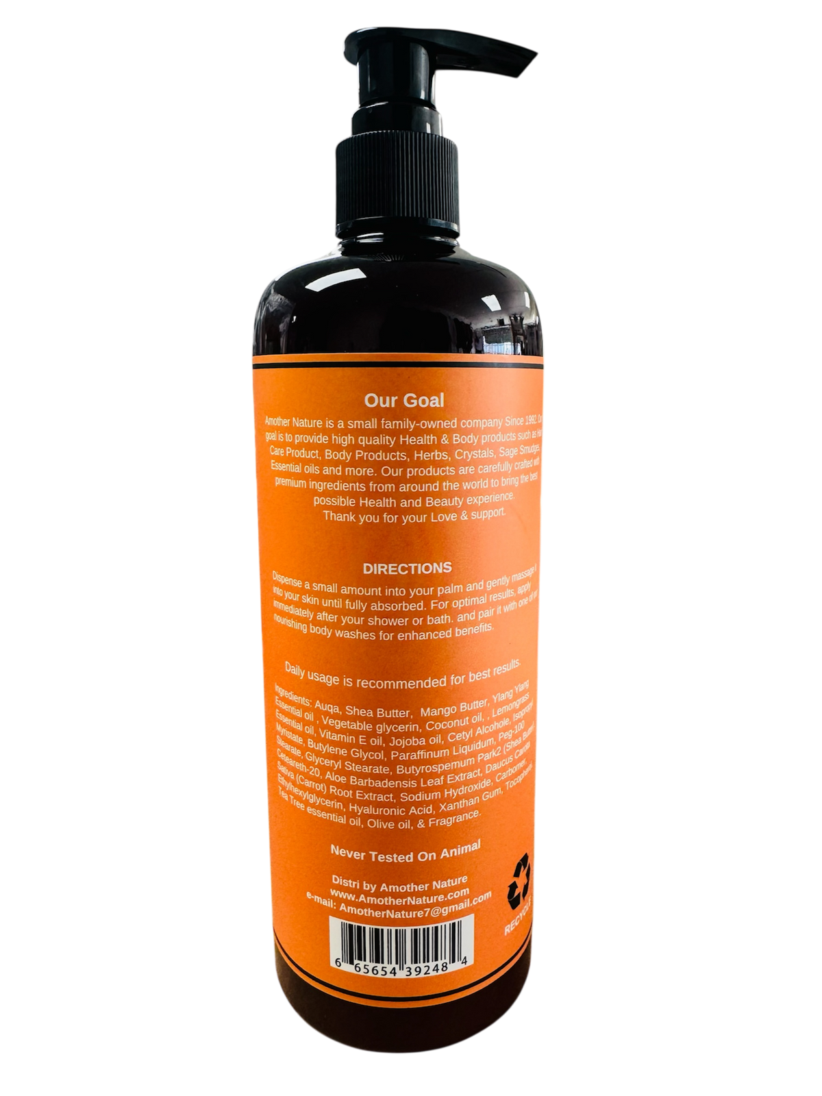 Mango Butter -Body Lotion Infuse with Olive Oil & Ylang Ylang Essential Oil -(6 Pieces) @ $4.75/each