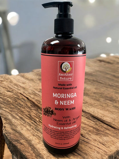 Moringa & Neem -Body Wash Infuse with Argan Natural oil -(6 Pieces) @ $4.75/each