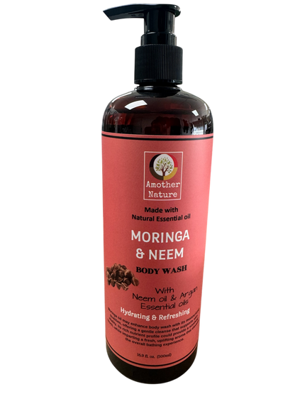 Moringa & Neem -Body Wash Infuse with Argan Natural oil -(6 Pieces) @ $4.75/each