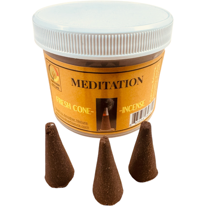 Meditation Cone Incense (4 Jars) @ $2.99/each