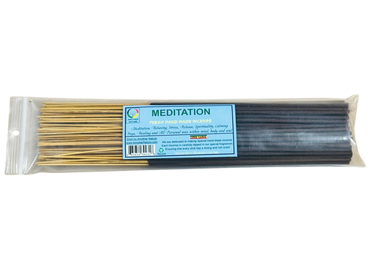 Meditation Incense -Fresh Hand Made (85-100 Sticks per Pack)- (4 Packs) @ $2.99/pack