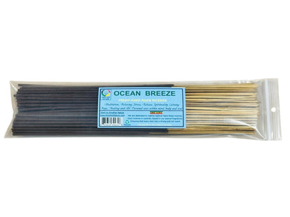 Ocean Breeze Incense -Fresh Hand Made (85-100 Sticks per Pack)- (4 Packs) @ $2.99/pack