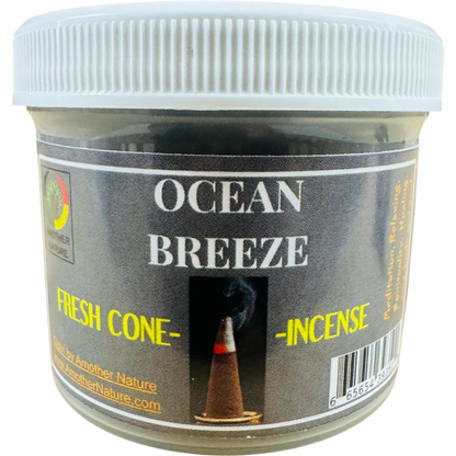 Ocean Breeze Cone Incense (4 Jars) @ $2.99/each