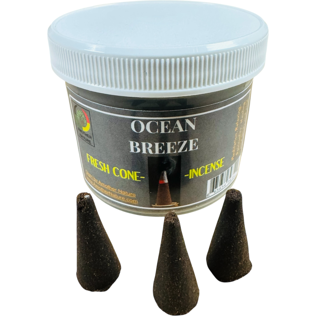 Ocean Breeze Cone Incense (4 Jars) @ $2.99/each