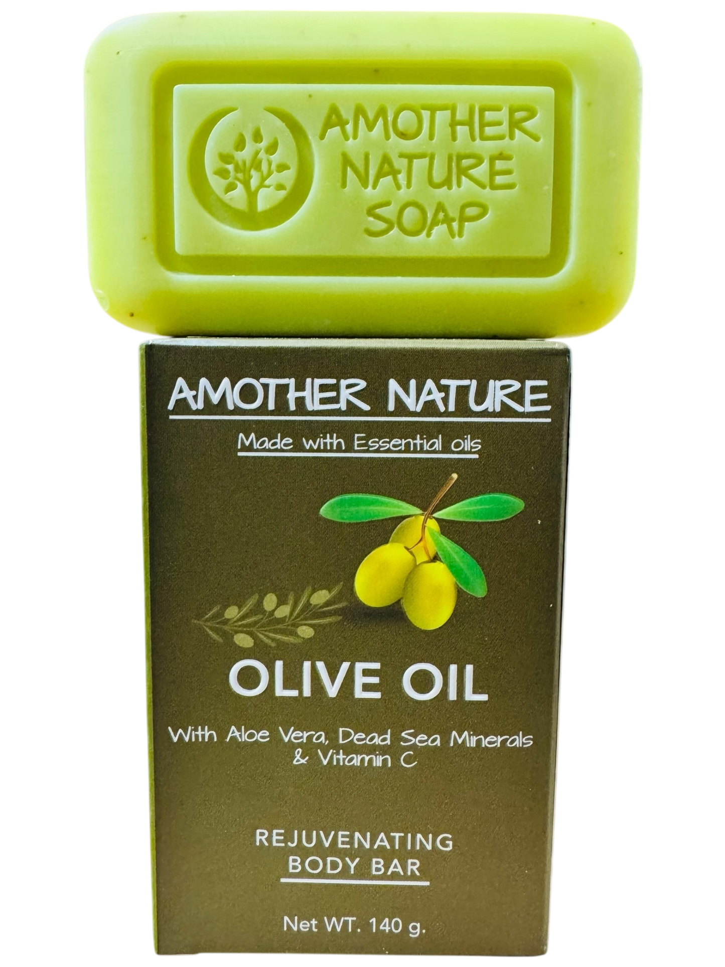 Olive Oil Soap -Rejuvenating Body Bar -(6 Pieces)