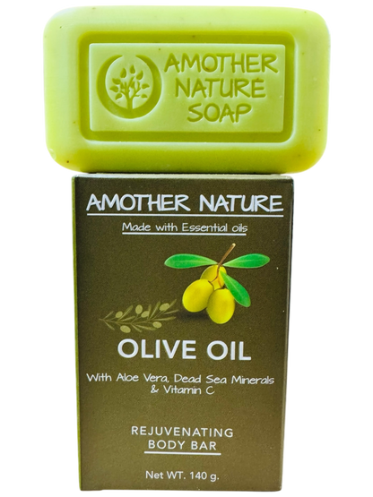 Olive Oil Soap -Rejuvenating Body Bar -(6 Pieces)