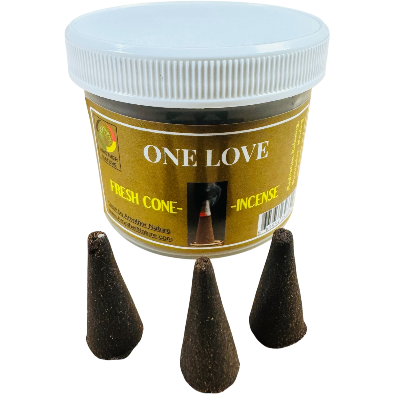 One Love Cone Incense (4 Jars) @ $2.99/each