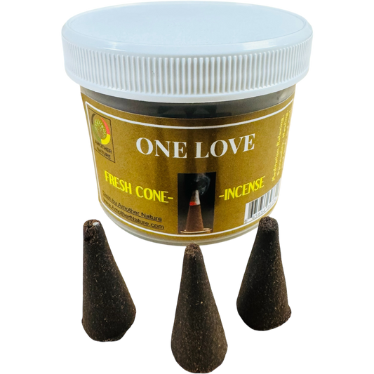 One Love Cone Incense (4 Jars) @ $2.99/each