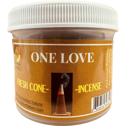 One Love Cone Incense (4 Jars) @ $2.99/each