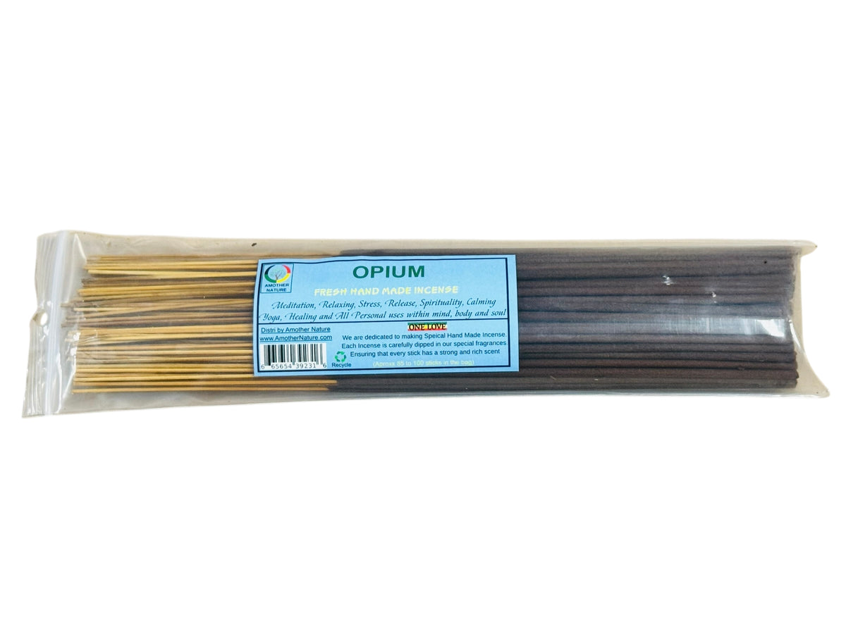 Opium Incense -Fresh Hand Made (85-100 Sticks per Pack)- (4 Packs) @ $2.99/pack