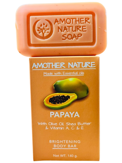 Papaya Soap -Brightening Body Bar -(6 Pieces)