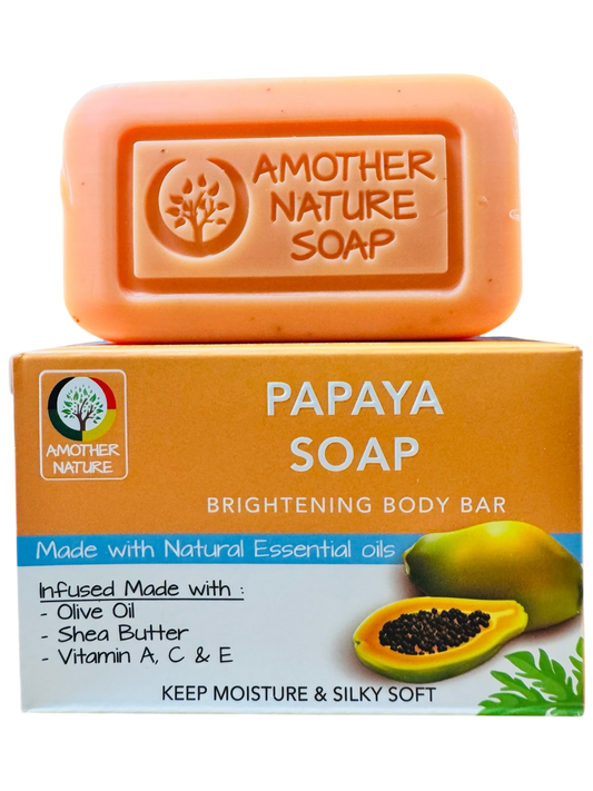 Papaya Soap -Brightening Body Bar -(6 Pieces)