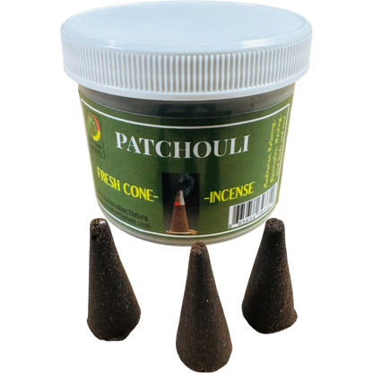 Patchouli Cone Incense (4 Jars) @ $2.99/each
