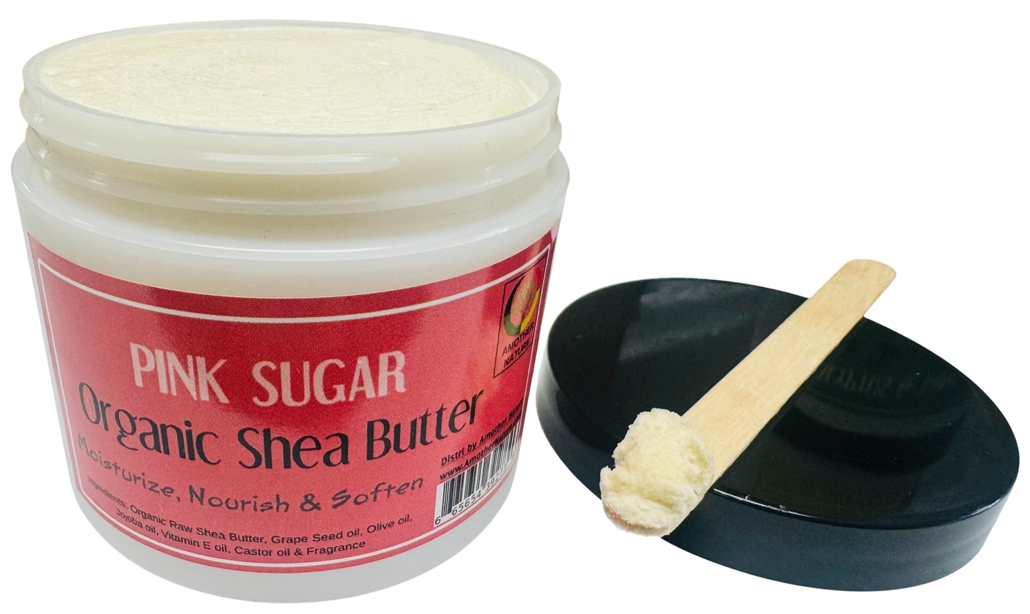 Pink Sugar -Organic Shea Butter Whipped -(6 Pieces) @ $4.75/each