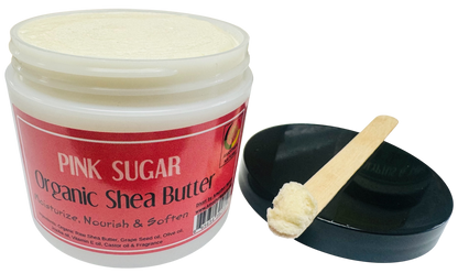 Pink Sugar -Organic Shea Butter Whipped -(6 Pieces) @ $4.75/each