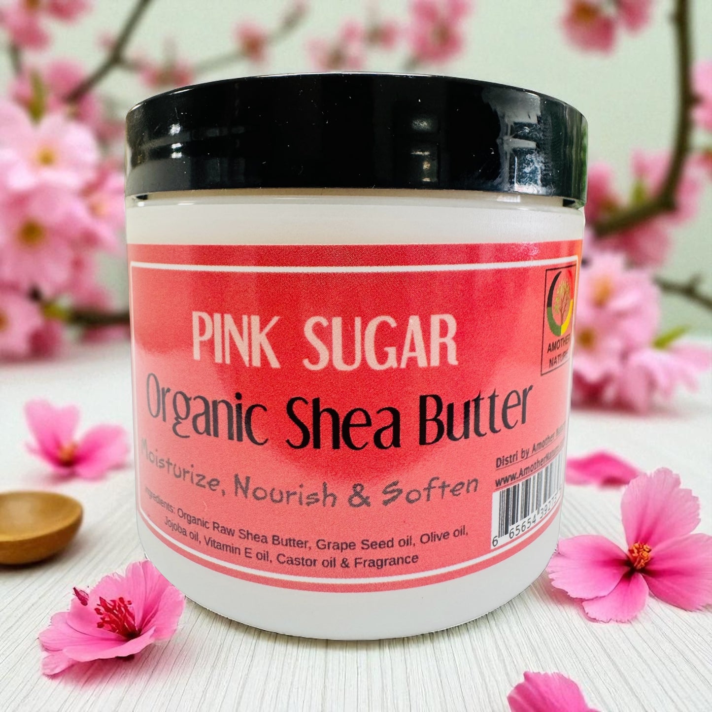 Pink Sugar -Organic Shea Butter Whipped -(6 Pieces) @ $4.75/each