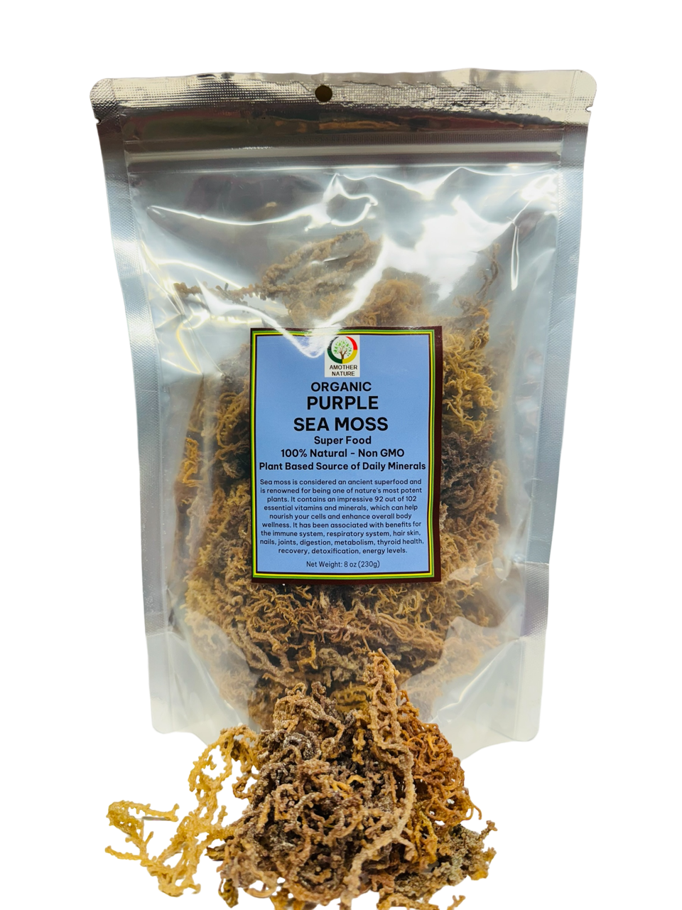 Wildcrafted Purple Irish Sea Moss Organic