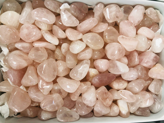 Rose Quartz Tumble Stone- (1 Pound)