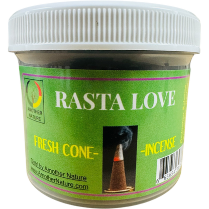 Rasta Love Cone Incense (4 Jars) @ $2.99/each