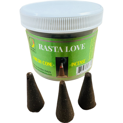 Rasta Love Cone Incense (4 Jars) @ $2.99/each