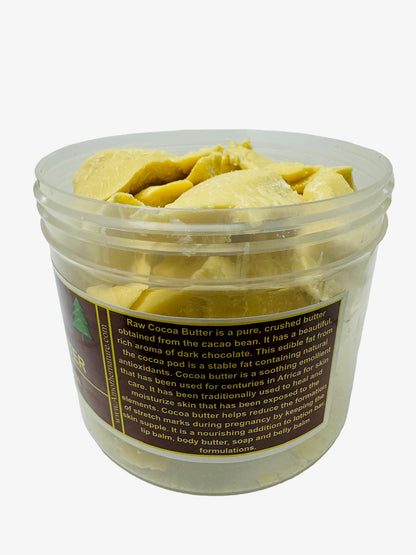 Raw Cocoa Butter -(1 Pound Jar) -(3 Jars) @ $9.99/each