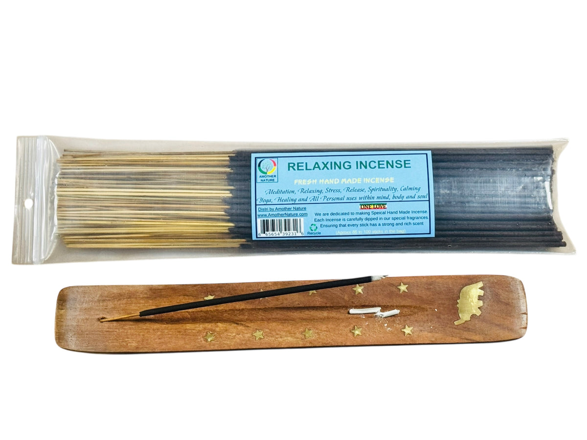 Relaxing Incense -Fresh Hand Made (85-100 Sticks per Pack)- (4 Packs) @ $2.99/pack