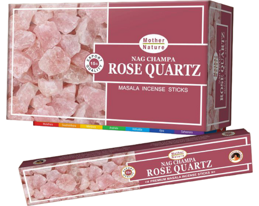 Rose Quartz Incense (12 Packs per Box)
