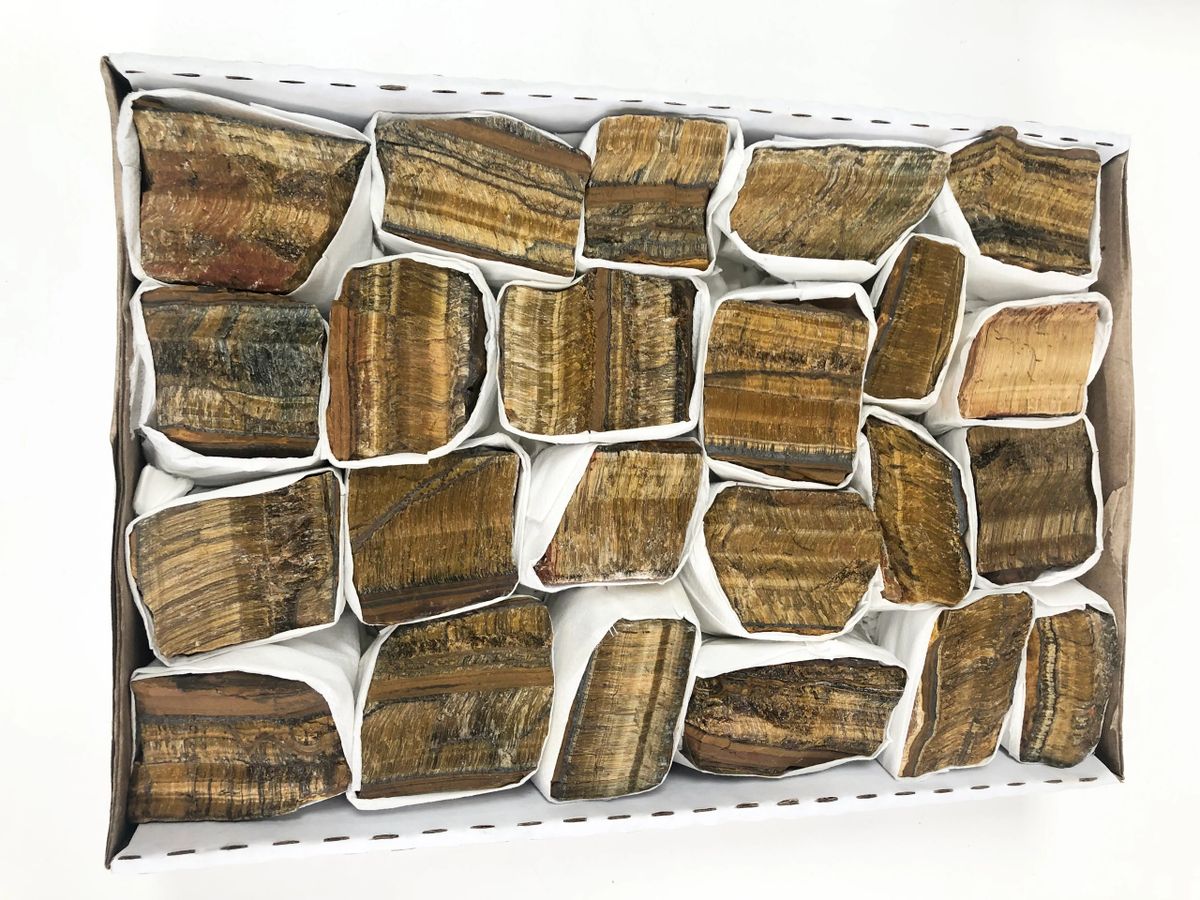 Tiger Eyes Rough -(1 Flat Box)