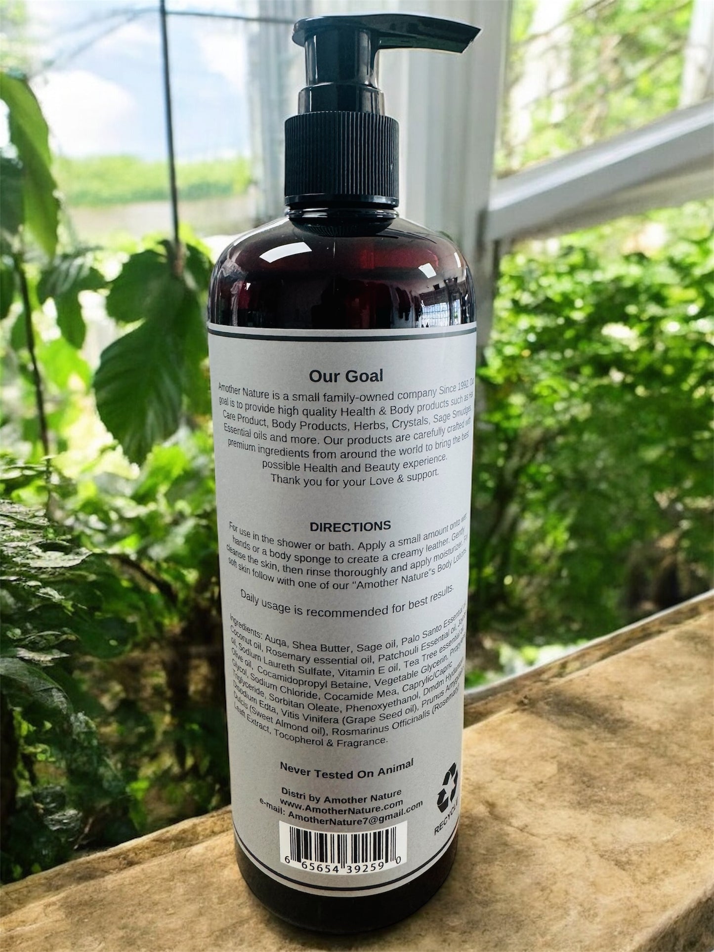 Sage & Rosemary -Body Wash Infuse with Palo Santo Oil & Patchouli Essential Oil -(6 Pieces) @ $4.75/each