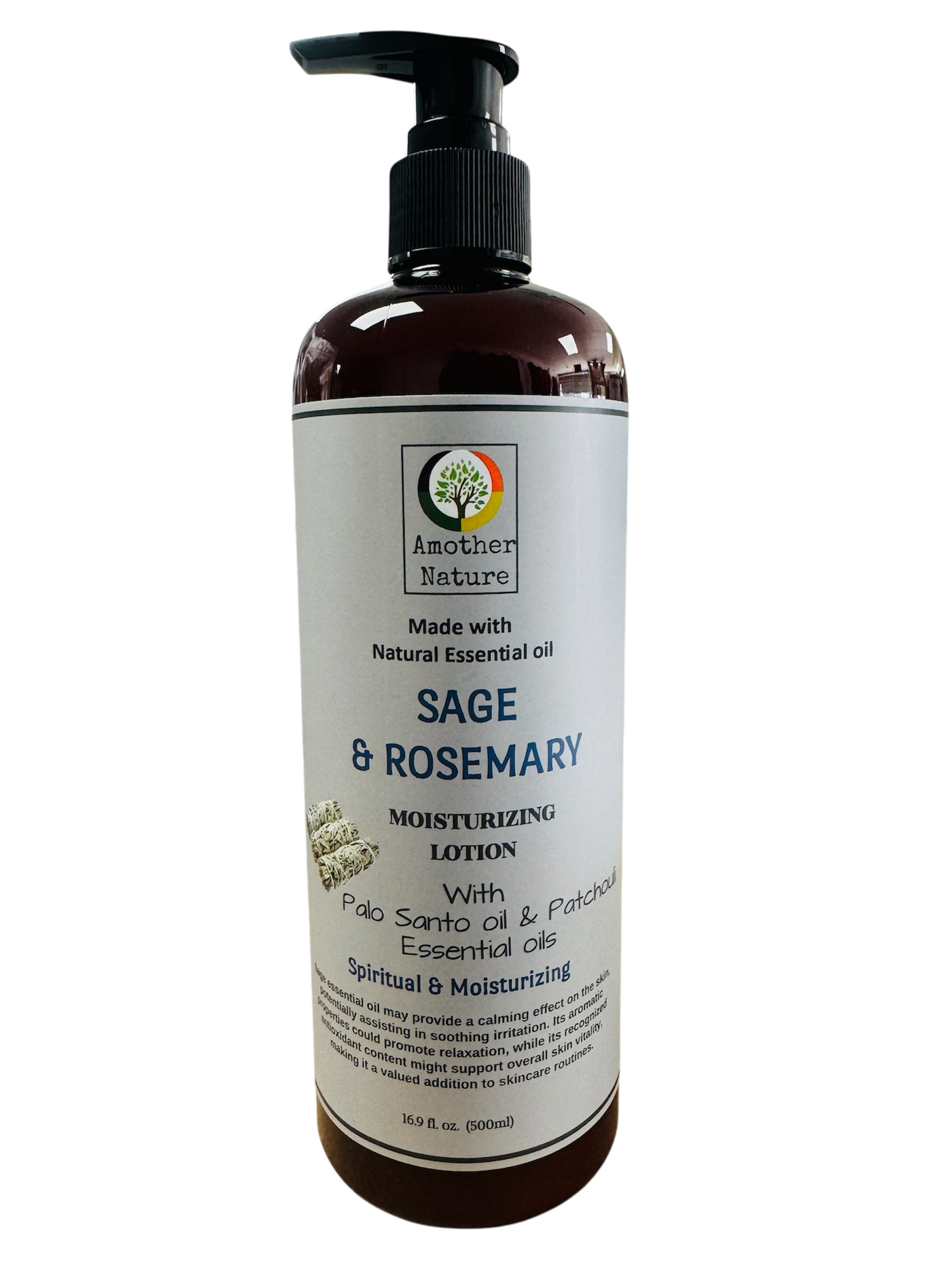 Sage & Rosemary -Body Lotion Infuse with Palo Santo Oil & Patchouli Essential Oil -(6 Pieces) @ $4.75/each