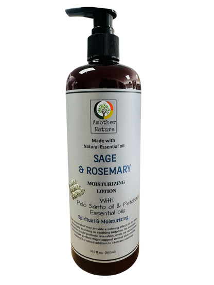 Sage & Rosemary -Body Lotion Infuse with Palo Santo Oil & Patchouli Essential Oil -(6 Pieces) @ $4.75/each