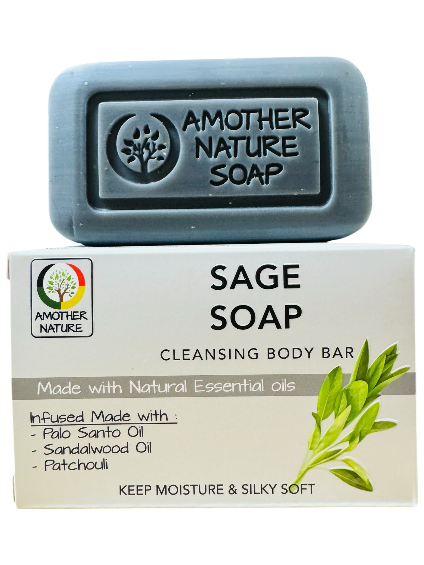 Sage Soap -Cleansing Body Bar -(6 Pieces)