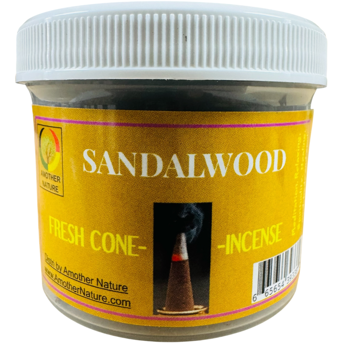 Sandalwood Cone Incense (4 Jars) @ $2.99/each