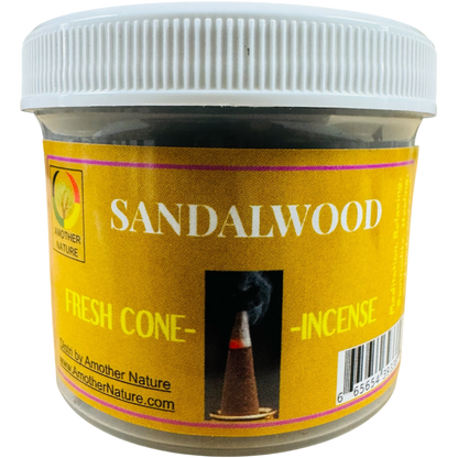 Sandalwood Cone Incense (4 Jars) @ $2.99/each