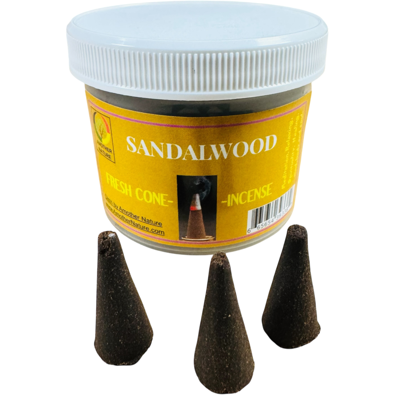 Sandalwood Cone Incense (4 Jars) @ $2.99/each